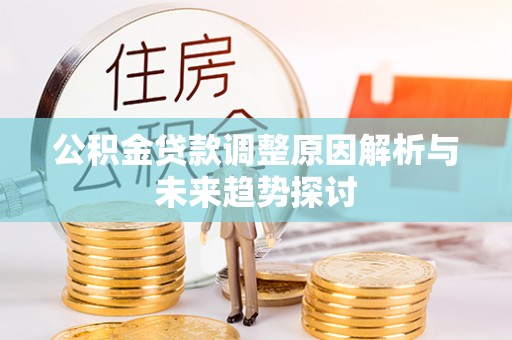 火炬公积金贷款调整原因解析与未来趋势探讨