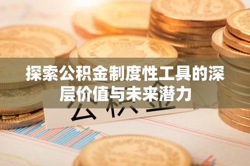 火炬探索公积金制度性工具的深层价值与未来潜力