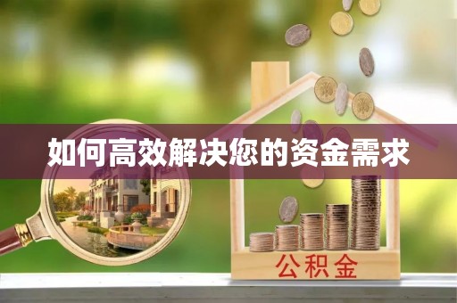 火炬如何高效解决您的资金需求
